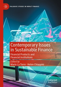 Abbildung von: Contemporary Issues in Sustainable Finance - Palgrave Macmillan