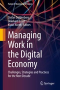 Cover: Managing Work in the Digital Economy - Springer