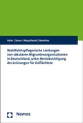 Cover: Wohlfahrtspflegerische Leistungen von s&auml;kularen Migrantenorganisationen in Deutschland, unter Ber&uuml;cksichtigung der Leistungen f&uuml;r Gefl&uuml;chtete - Nomos