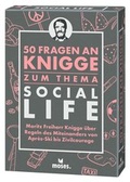Cover: 50 Fragen an Knigge zum Thema Social Life - moses Verlag