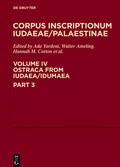 Cover: Ostraca from Iudaea/Idumaea - De Gruyter