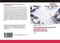 Abbildung von: Procedimiento para la Gestion de la Comunicacion - Editorial Academica Espanola