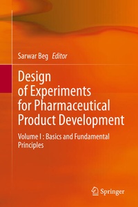 Enlarge image Cover: Design of Experiments for Pharmaceutical Product Development - Springer