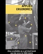 Cover: Applied Ergonomics - CRC Press