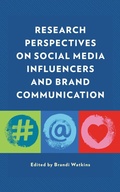 Cover: Research Perspectives on Social Media Influencers and Brand Communication - Lexington Books