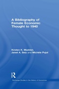Cover: A Bibliography of Female Economic Thought up to 1940 - Routledge