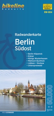 Abbildung von: Radwanderkarte Berlin Südost RW-B04 - Esterbauer