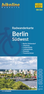 Abbildung von: Radwanderkarte Berlin Südwest (RW-B03) - Esterbauer