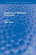 Cover: Advances in Monetary Economics - Routledge
