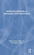 Cover: Advanced Methods in Automatic Item Generation - Routledge
