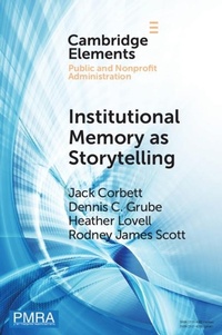 Abbildung von: Institutional Memory as Storytelling - Cambridge University Press