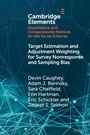 Cover: Target Estimation and Adjustment Weighting for Survey Nonresponse and Sampling Bias - Cambridge University Press