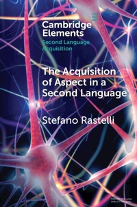 Abbildung von: The Acquisition of Aspect in a Second Language - Cambridge University Press