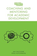 Cover: Coaching and Mentoring for Academic Development - Emerald Publishing Limited