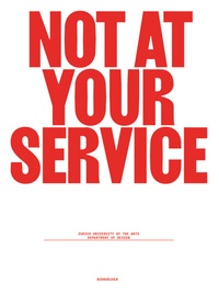 Enlarge image Cover: Not at Your Service - Birkhäuser
