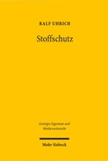 Cover: Stoffschutz - Mohr Siebeck