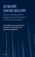 Cover: Europe from Below - Brill