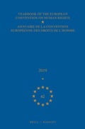 Cover: Yearbook of the European Convention on Human Rights / Annuaire de la convention europeenne des droits de l'homme, Volume 62 (2019) - Martinus Nijhoff