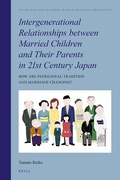 Cover: Intergenerational Relationships between Married Children and Their Parents in 21st Century Japan - Brill