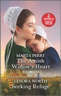 Cover: The Amish Widow's Heart and Seeking Refuge - Harlequin
