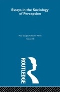 Cover: Essays on the Sociology of Perception - Routledge