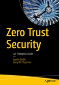 Cover: Zero Trust Security - APress