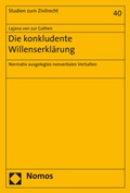 Bild: Die konkludente Willenserkl&auml;rung - Nomos