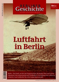 Abbildung von: Berliner Geschichte - Zeitschrift für Geschichte und Kultur - Elsengold