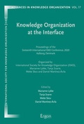 Cover: Knowledge Organization at the Interface - Ergon