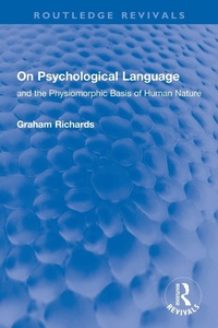Enlarge image Cover: On Psychological Language - Routledge