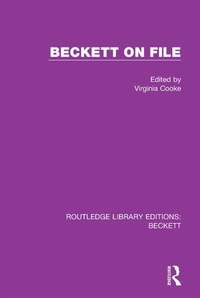 Enlarge image Cover: Beckett on File - Routledge