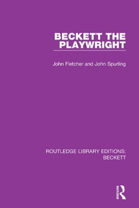Enlarge image Cover: Beckett the Playwright - Routledge