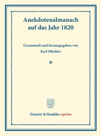 Abbildung von: Anekdotenalmanach auf das Jahr 1820. - fibre