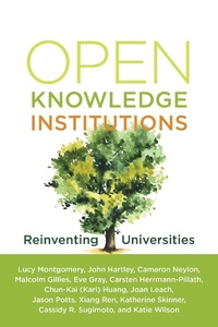 Enlarge image Cover: Open Knowledge Institutions - MIT Press