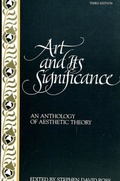 Cover: Art and Its Significance - State University of New York Press