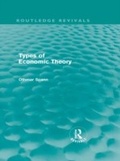 Cover: Types of Economic Theory - Routledge
