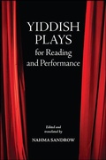 Cover: Yiddish Plays for Reading and Performance - De Gruyter