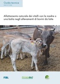 Cover: Allattamento naturale dei vitelli con la madre o una balia negli allevamenti di bovini da latte - Forschungsinstitut f&uuml;r biologischen Landbau FIBL