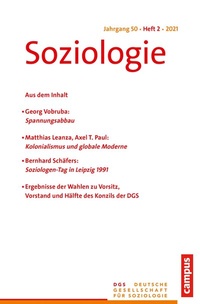 Abbildung von: Soziologie 2/2021 - Campus