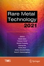 Cover: Rare Metal Technology 2021 - Springer