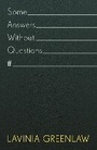 Cover: Some Answers Without Questions - Faber & Faber