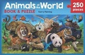 Cover: Animals of the World Book and Puzzle - Lake Press