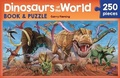 Cover: Dinosaurs of the World Book and Puzzle - Lake Press