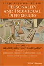 Cover: The Wiley Encyclopedia of Personality and Individual Differences, Measurement and Assessment - Wiley