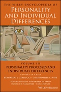Cover: The Wiley Encyclopedia of Personality and Individual Differences, Personality Processes and Individuals Differences - Wiley