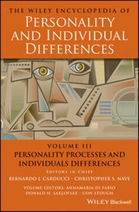 Enlarge image Cover: The Wiley Encyclopedia of Personality and Individual Differences, Personality Processes and Individuals Differences - Wiley-ISTE