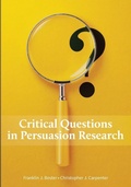 Cover: Critical Questions in Persuasion Research - Cognella, Inc