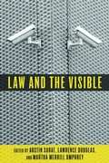 Cover: Law and the Visible - University of Massachusetts Press