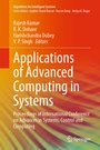 Cover: Applications of Advanced Computing in Systems - Springer