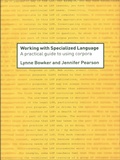 Cover: Working with Specialized Language - Routledge